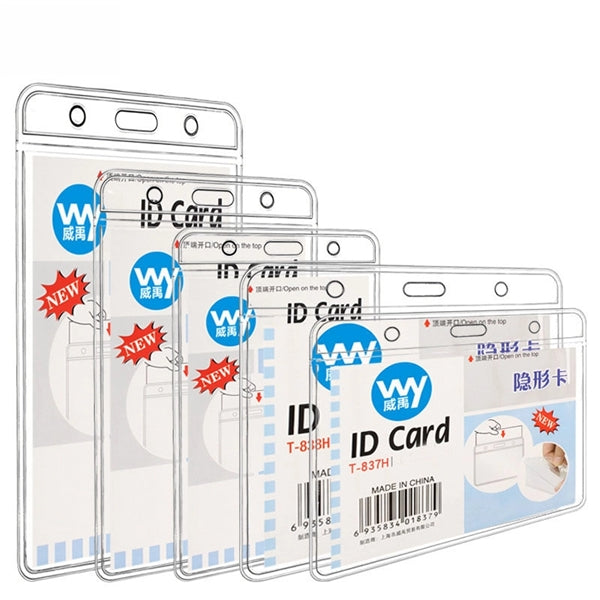 5.7inch heavy duty vinyl name badge holder