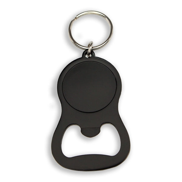 Colorful Aluminum Bottle Opener w/ Key Ring
