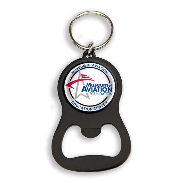 Colorful Aluminum Bottle Opener w/ Key Ring