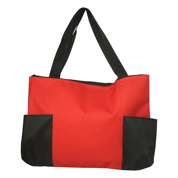 Zippered Meeting Tote 19"W x 14"H