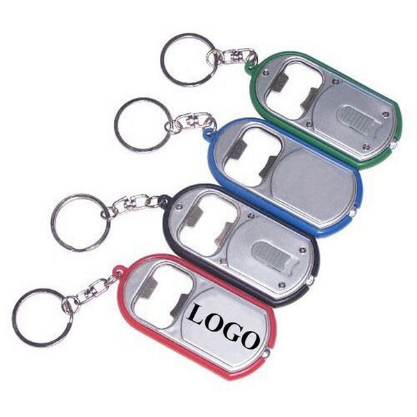 Top Selling LED Keychain Beer Bottle Opener For Advertising