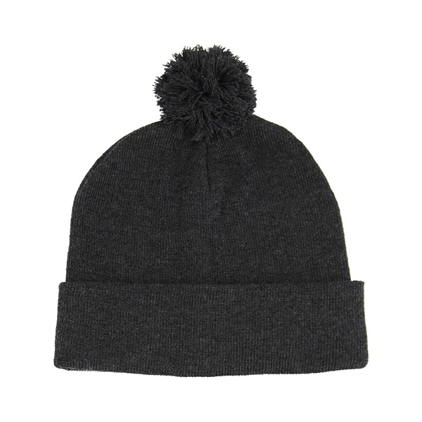 Pom Beanie With Cuff