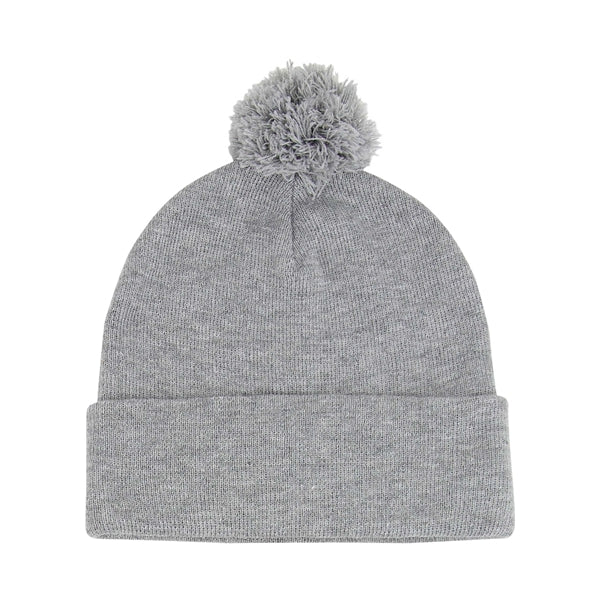 Pom Beanie With Cuff