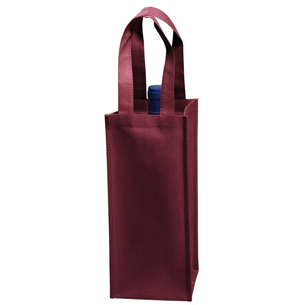 1 Bottle Non-woven Wine Tote Bag - (5"W x 12"H x 5"D)