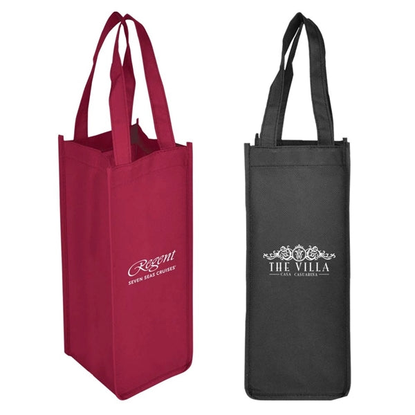 Vineyard One Bottle Wine Bag (4 3/4" W x 15" H x 4" D)