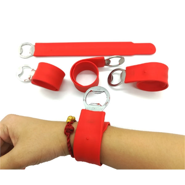 Silicone Slap Ring Bracelet Bottle Opener