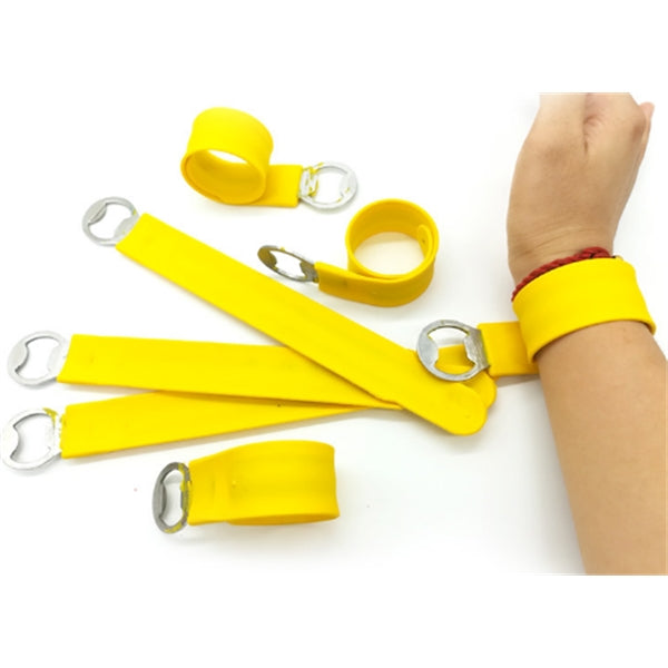 Silicone Slap Ring Bracelet Bottle Opener