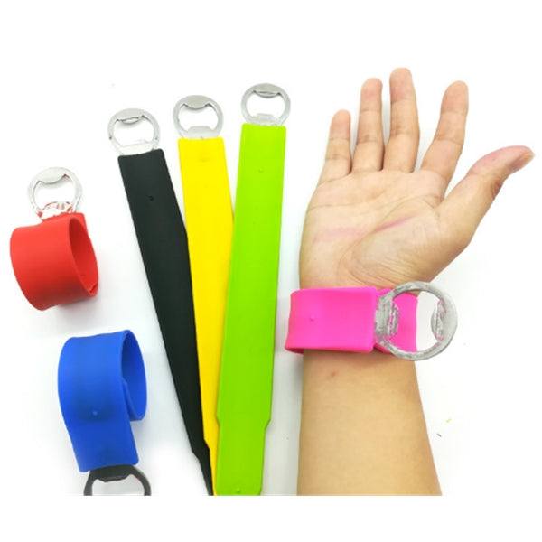 Silicone Slap Ring Bracelet Bottle Opener