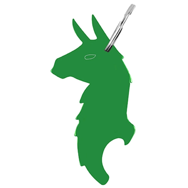 Llama Shape Bottle Opener Key Ring