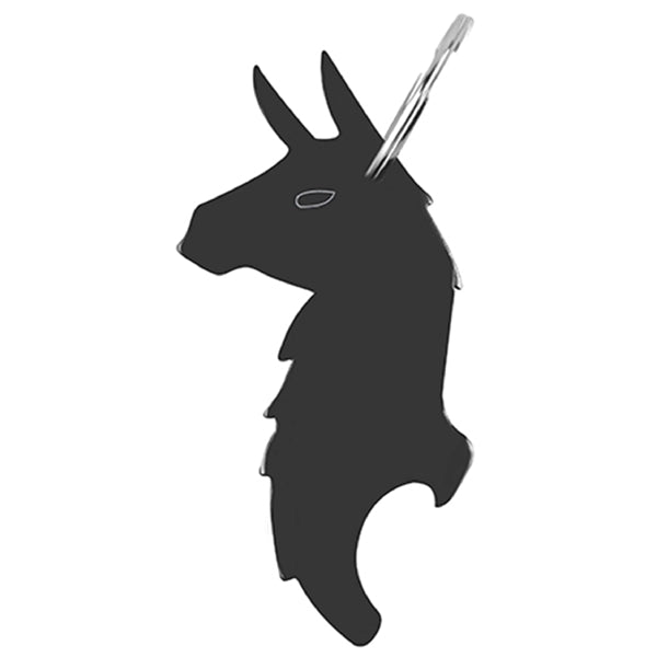 Llama Shape Bottle Opener Key Ring