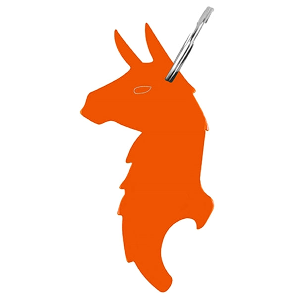 Llama Shape Bottle Opener Key Ring