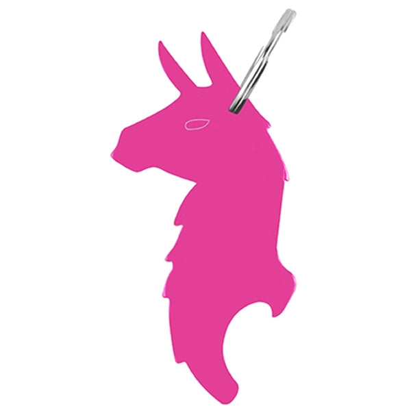 Llama Shape Bottle Opener Key Ring
