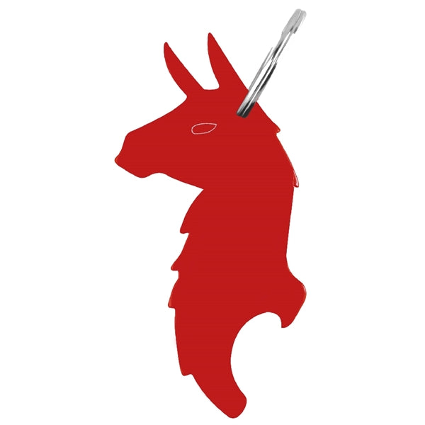 Llama Shape Bottle Opener Key Ring