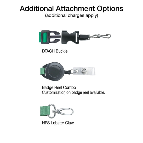 3/4" Adjustable Custom Silkscreen Lanyard