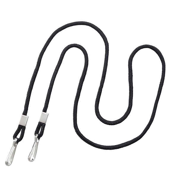 1/8" Open-Ended Event Lanyard/Mask Holder w/ 2 Swivel Hooks