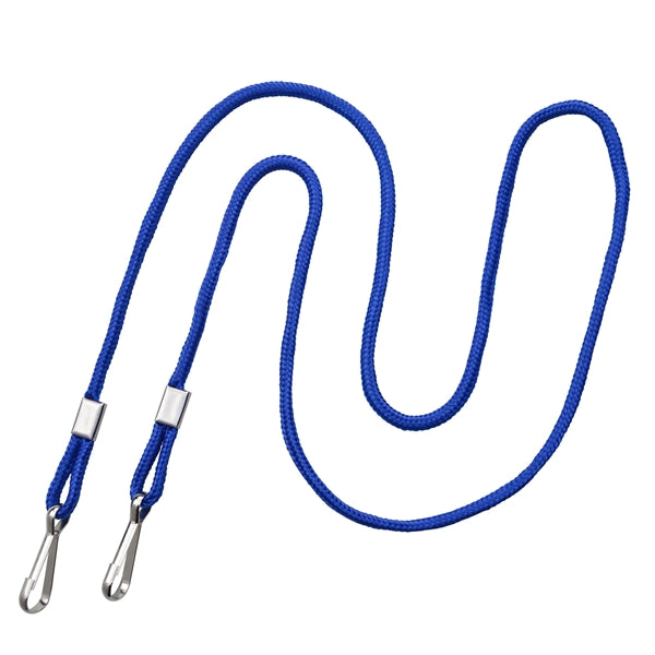 1/8" Open-Ended Event Lanyard/Mask Holder w/ 2 Swivel Hooks