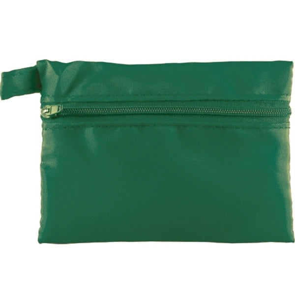 Zippered Bag With Keychain Loop