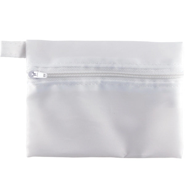 Zippered Bag With Keychain Loop