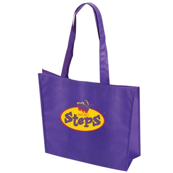 Large Non Woven Tote With 28" Straps- Full Color