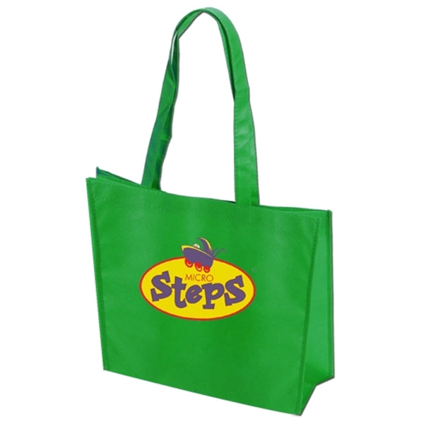 Large Non Woven Tote With 28" Straps- Full Color