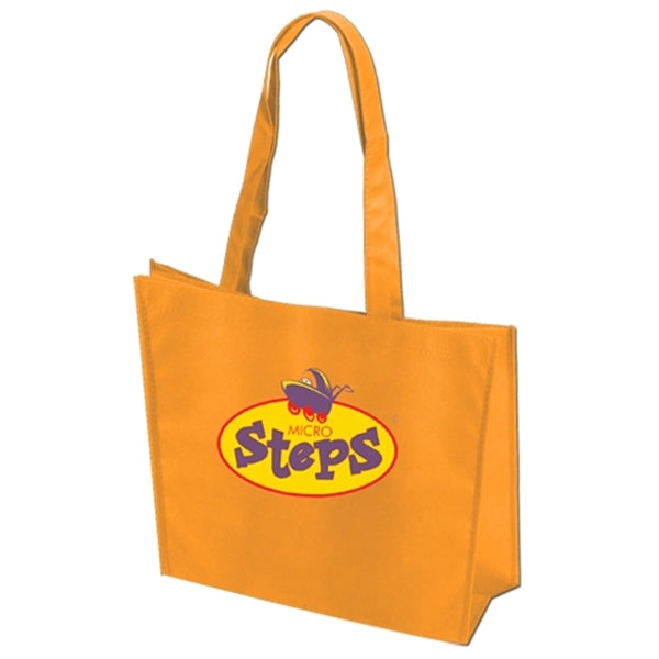 Large Non Woven Tote With 28" Straps- Full Color