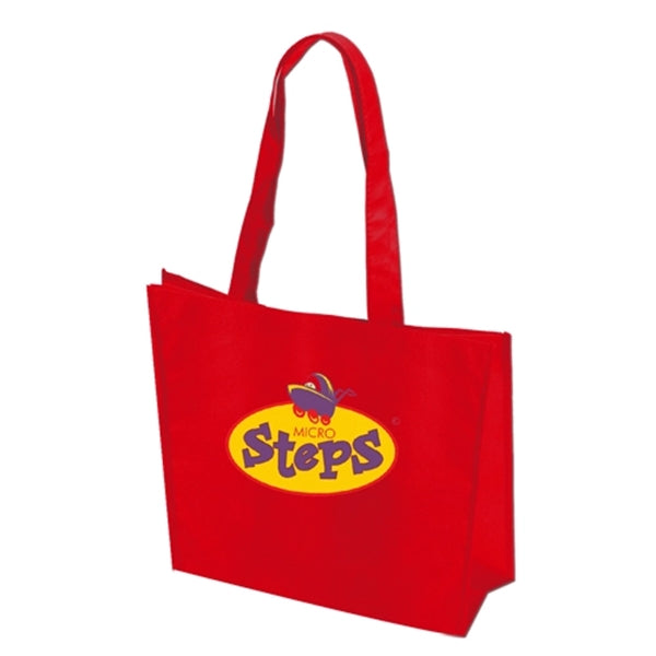 Large Non Woven Tote With 28" Straps- Full Color
