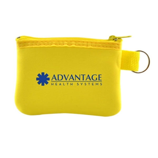 Zip Pouch with Key Ring