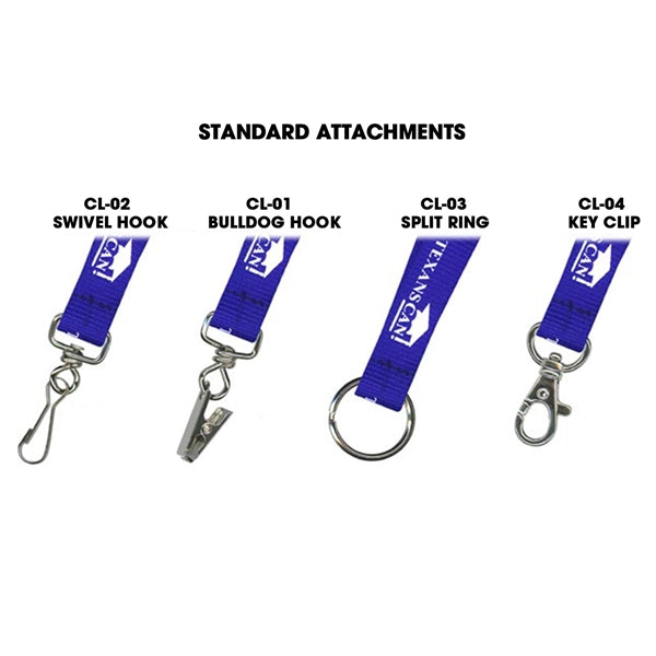 3/4" Polyester Lanyard