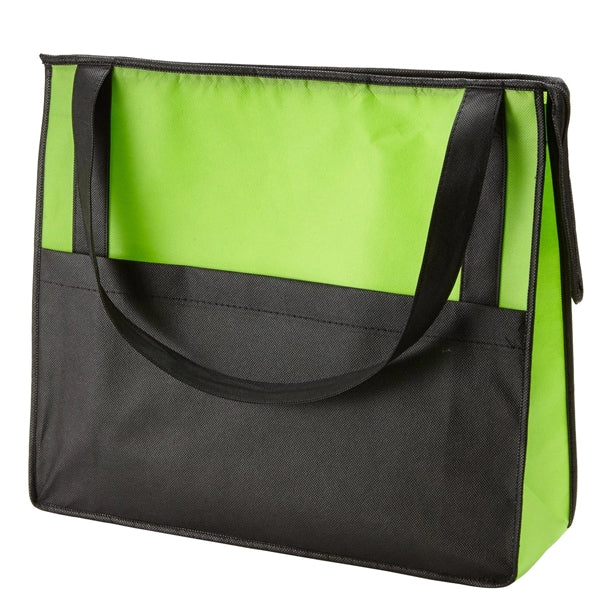 Zipper Tote with Front Pocket