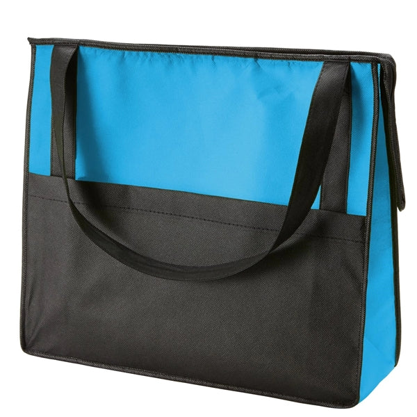 Zipper Tote with Front Pocket