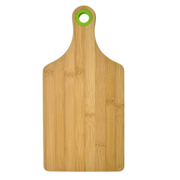 Bamboo Charcuterie Cheese Board w/ Silicone Ring