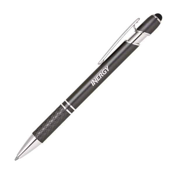 Aluminum ballpoint pen with stylus