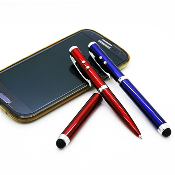 4 in 1 laser stylus and flashlight pen