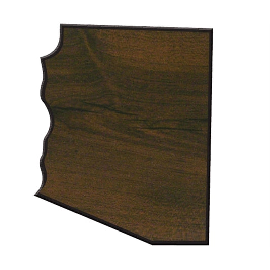 10" x 12" Walnut Finish Black Edge Arizona State Plaque