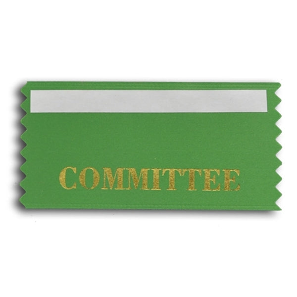 Horizontal badge ribbon