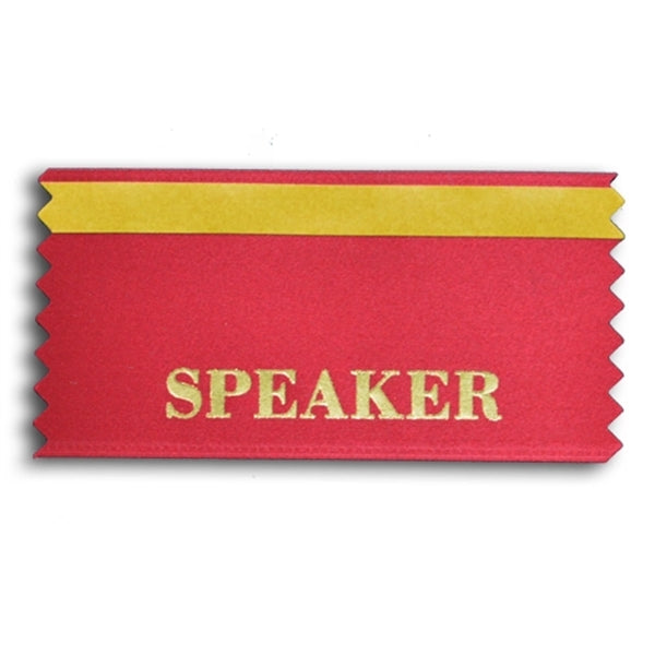 Horizontal badge ribbon