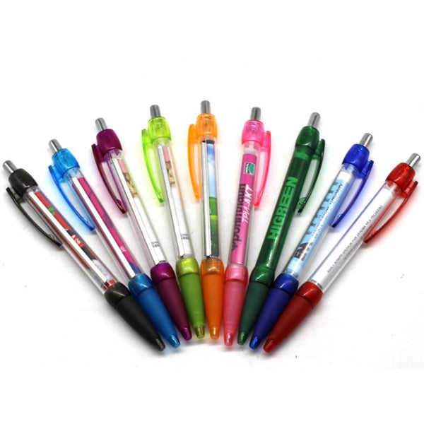 Plastic Retractable Ballpoint Pen Reel Banner