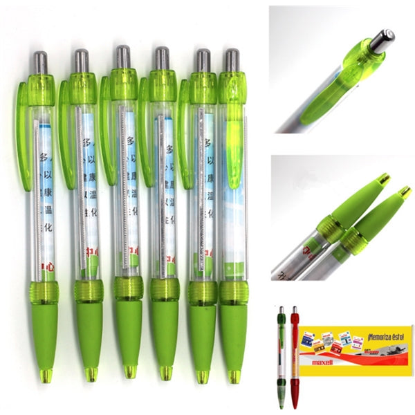 Plastic Retractable Ballpoint Pen Reel Banner