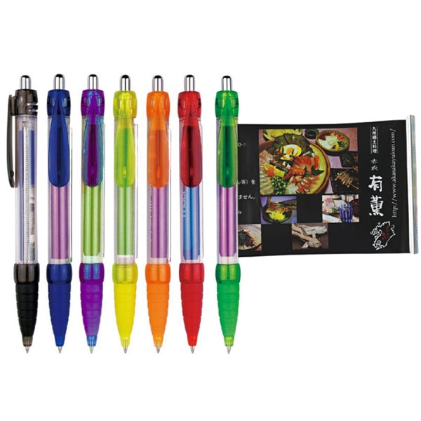 Plastic Retractable Ballpoint Pen Reel Banner