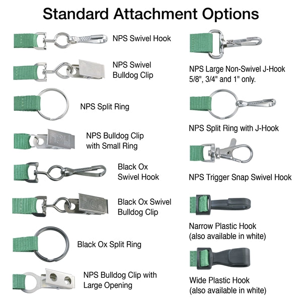 1" Event-Style Custom Dye-Sublimated Lanyard/Mask Holder