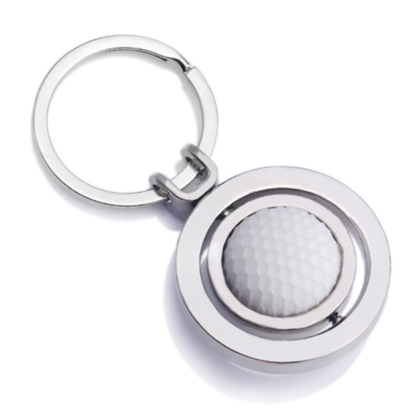 Metal Keychain with Rotate Ball