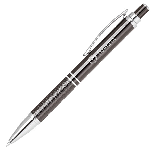 Aluminum click action ballpoint pen
