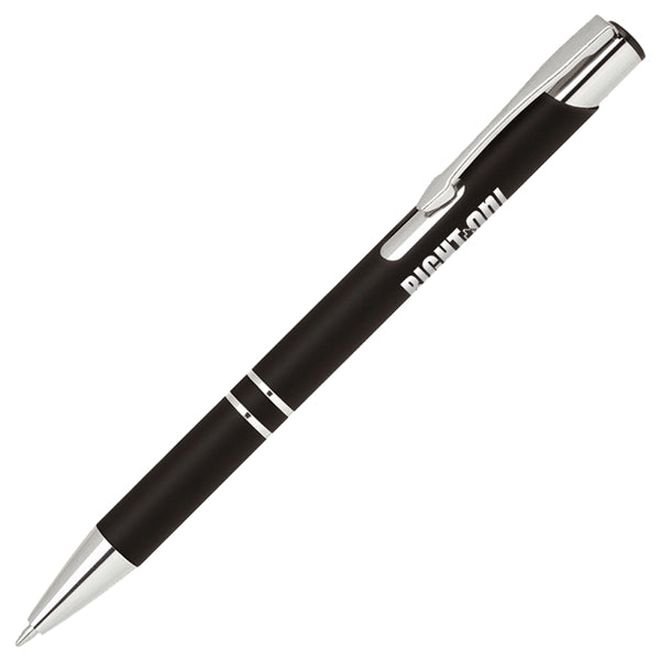 Aluminum click action ballpoint pen
