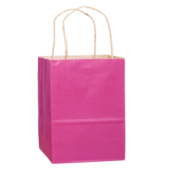 Matte Color Paper Shopper Bag - Flexo Ink