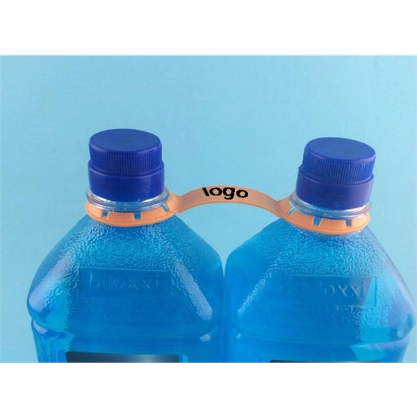 Water Bottle Plastic Carrier & Handle