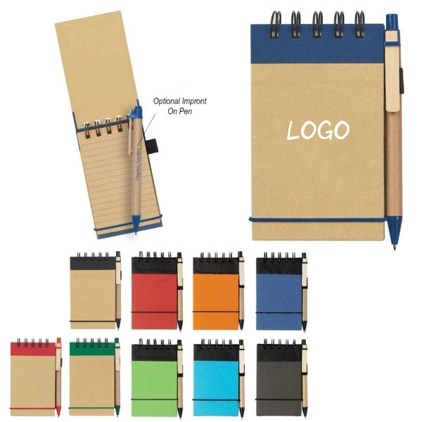 Eco-Inspired Spiral Jotter & Pen