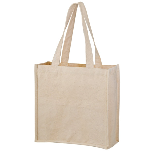 Heavyweight Cotton Wine & Grocery Tote - 14oz - Screen Print