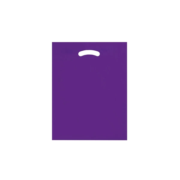 Die Cut Fold-Over Reinforced Plastic Bag - Flexo Ink