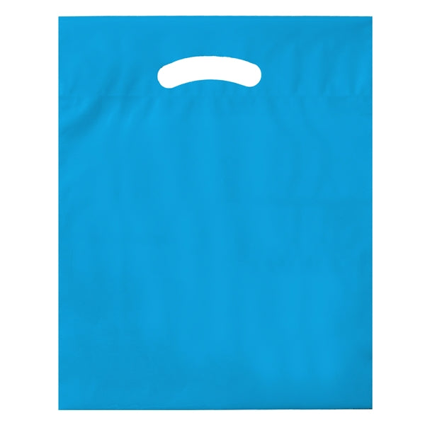 Die Cut Fold-Over Reinforced Plastic Bag - Flexo Ink