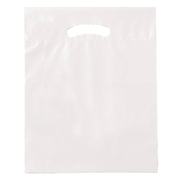 Die Cut Fold-Over Reinforced Plastic Bag - Flexo Ink
